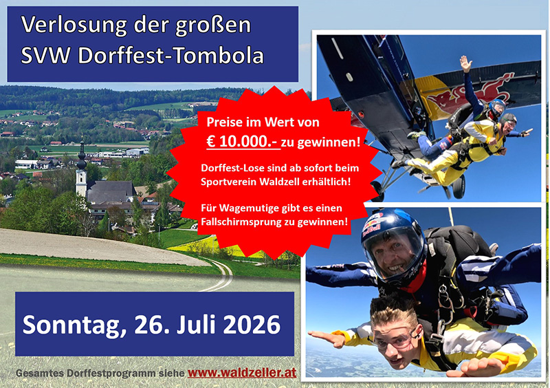 Verlosung der großen SVW Tombola